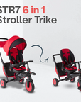 baby trike 6 in 1 red